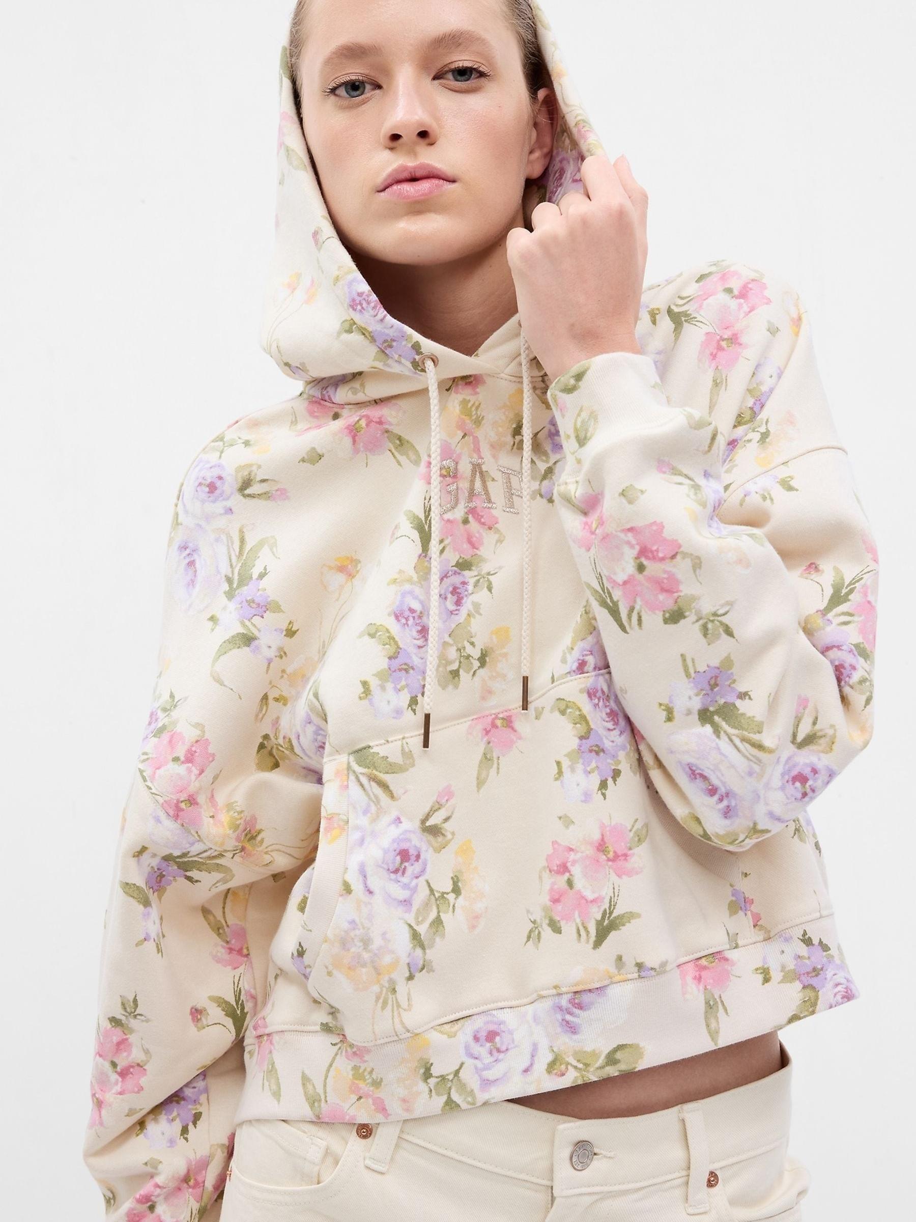 Gap Love Shack Fancy Pink Hoodie - Printed