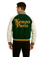 Kenzo Paris Bomber Jacket Green - Embroidery
