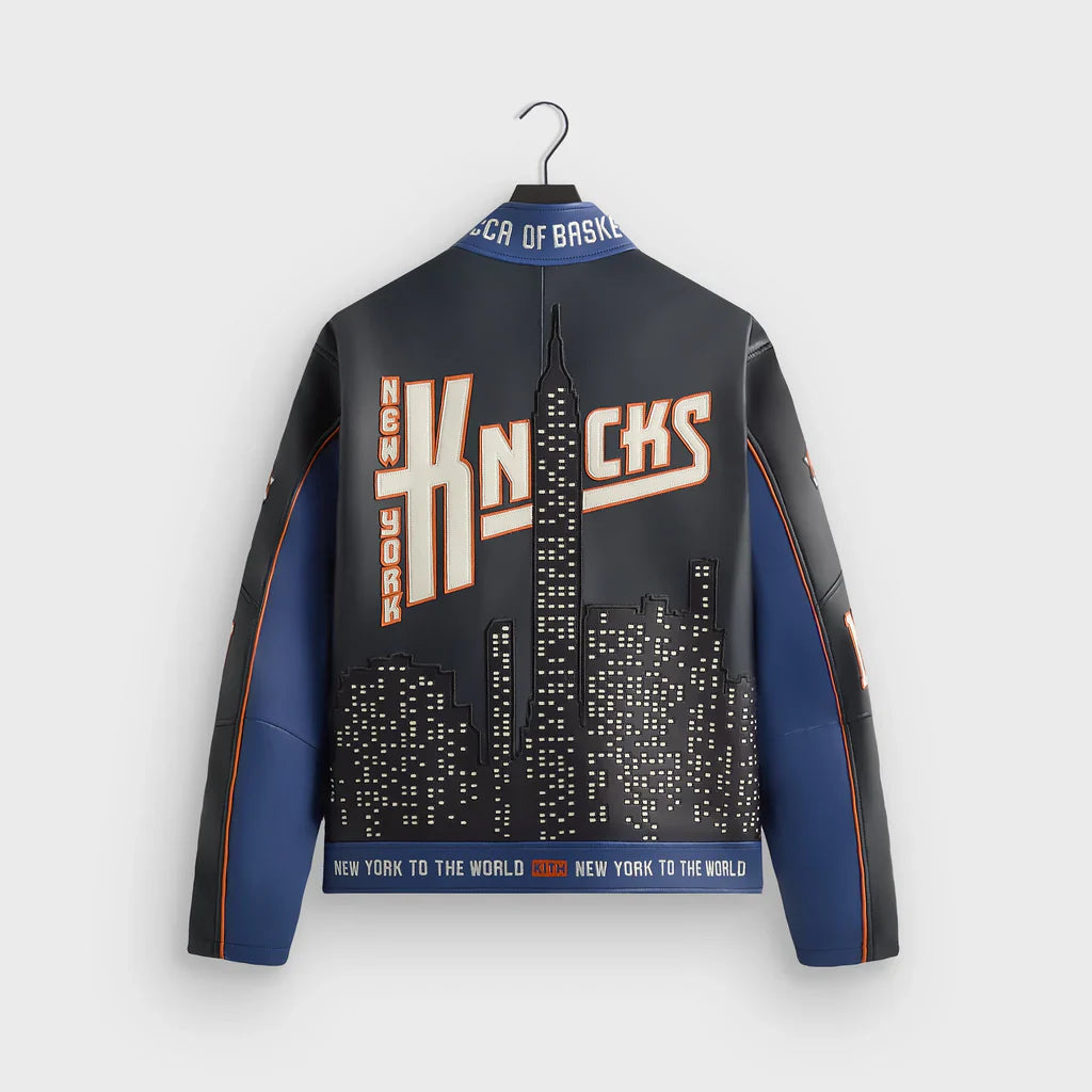 Kith Knicks Leather Jacket