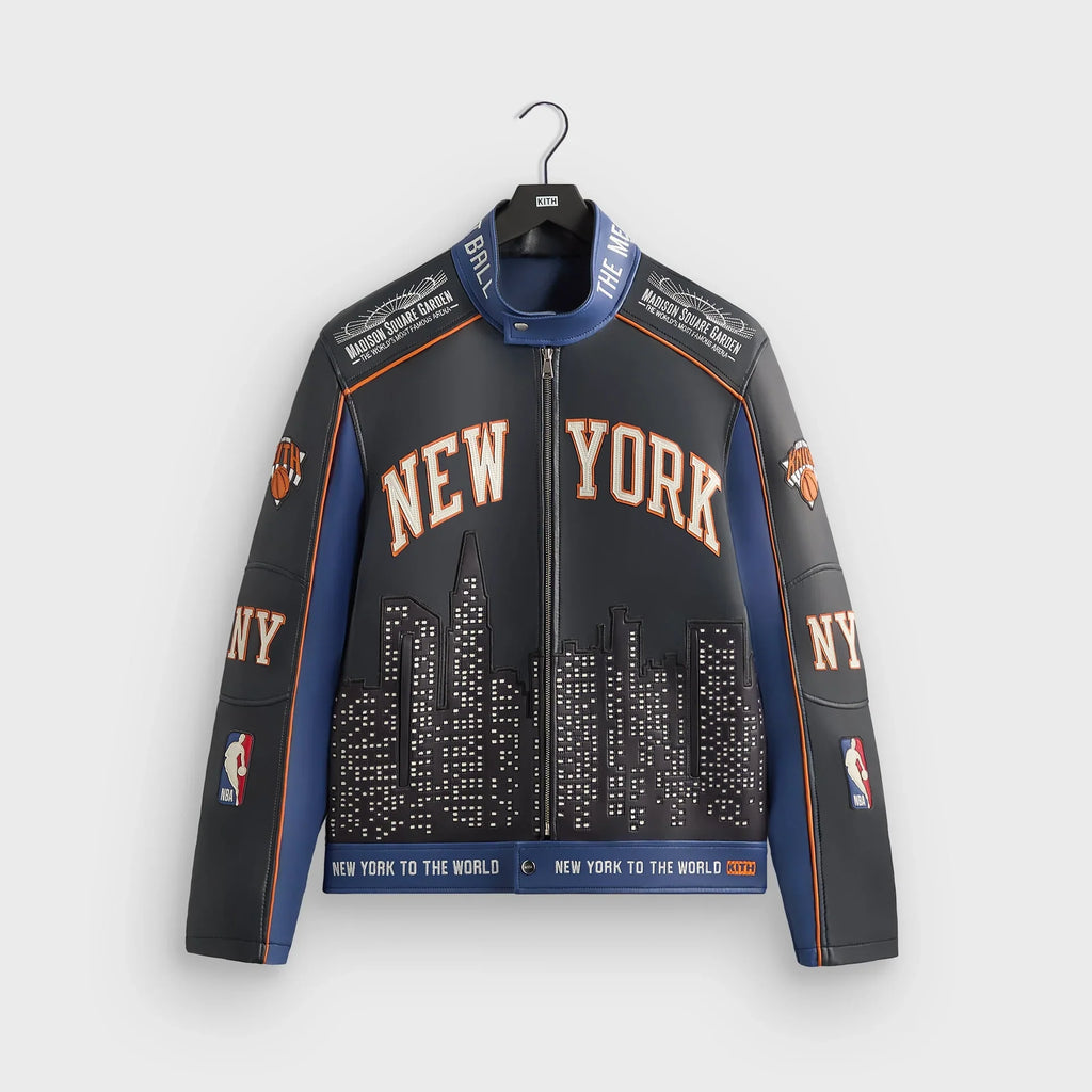 Kith Knicks Leather Jacket