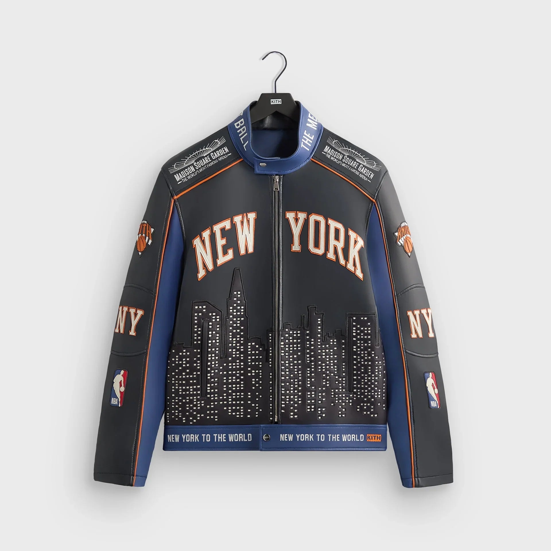 Kith Knicks Leather Jacket