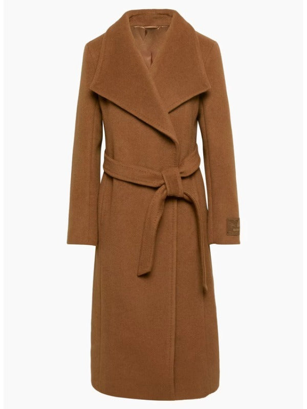 The Way Home S03 Chyler Leigh Brown Belted Wrap Coat