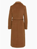 The Way Home S03 Chyler Leigh Brown Belted Wrap Coat