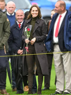 Kate Middleton Burberry Black Trench Coat