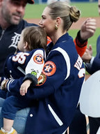 Kate Upton Astros Blue Varsity Jacket