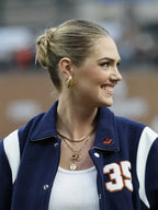 Kate Upton Astros Blue Varsity Jacket