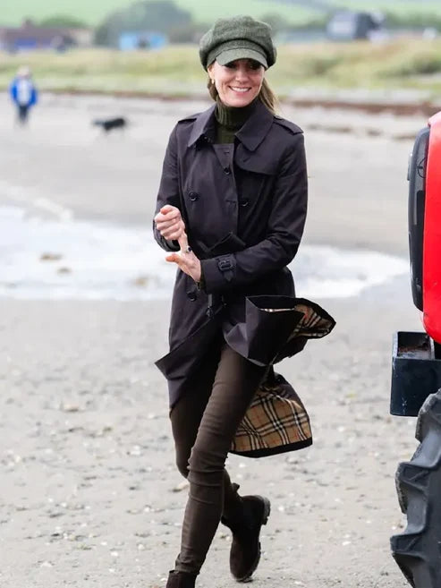 Kate Middleton Burberry Black Trench Coat
