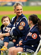 Kate Upton Astros Blue Varsity Jacket