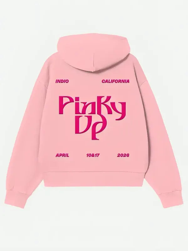 Katseye Desert 2026 Pink Zip-up Hoodie