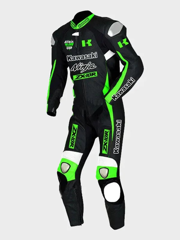 Kawasaki Ninja ZX-10R Motorbike Leather Racing Suit