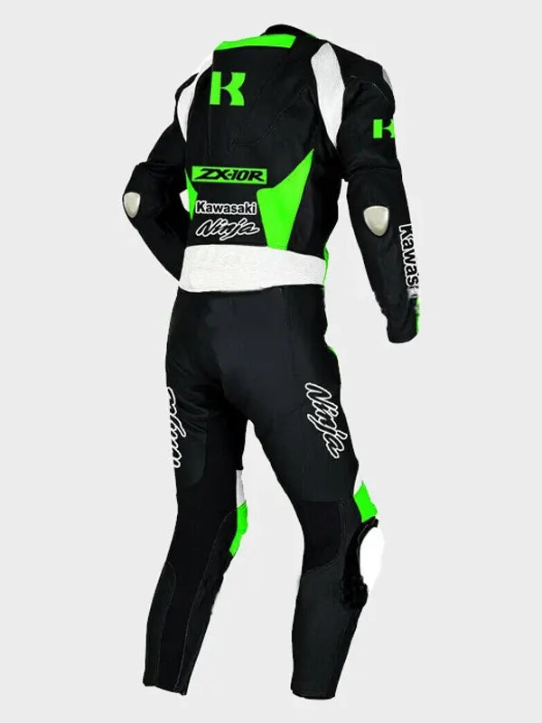 Kawasaki Ninja ZX-10R Motorbike Leather Racing Suit