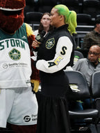 Kayce Kirihara Seattle Storm Cropped Varsity Jacket