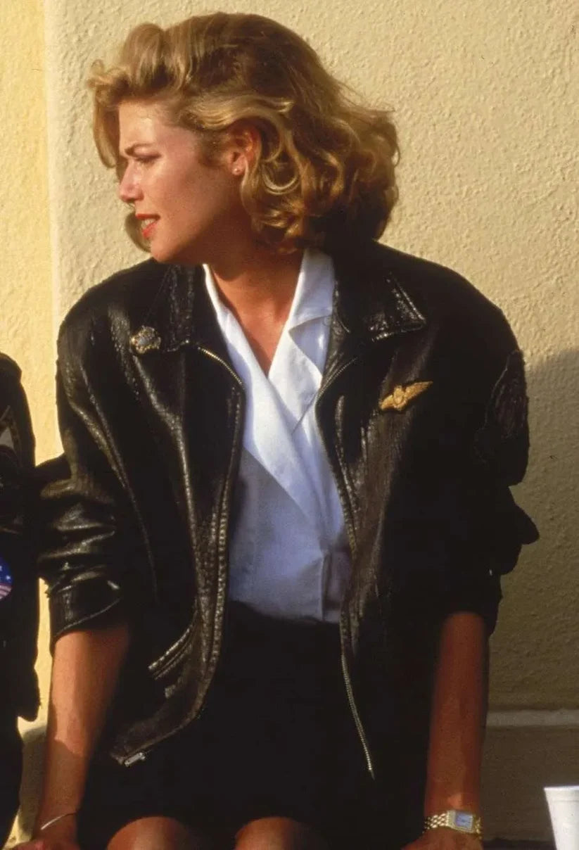 Charlie Kelly McGillis Top Gun Jacket