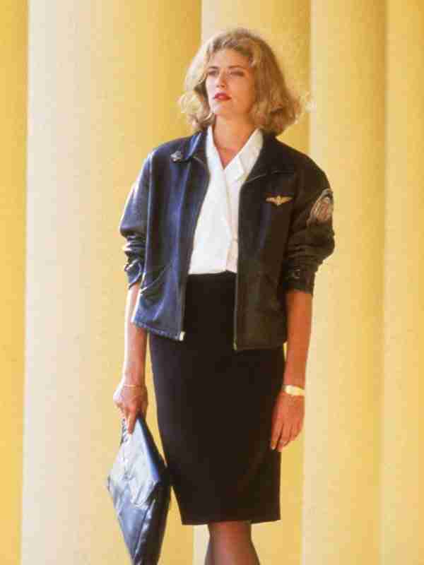 Charlie Kelly McGillis Top Gun Jacket