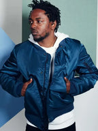 Kendrick Lamar Blue Bomber Jacket