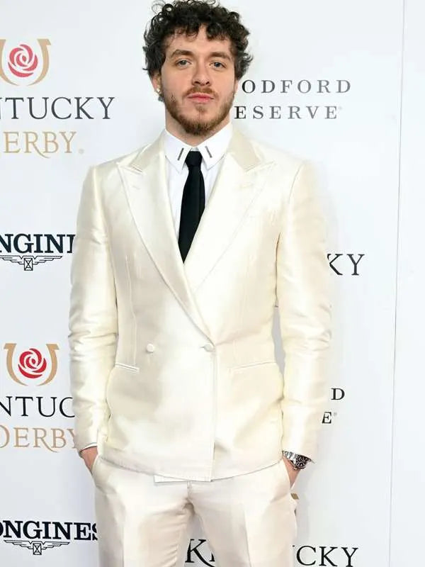 Jack Harlow In Suit On Couch