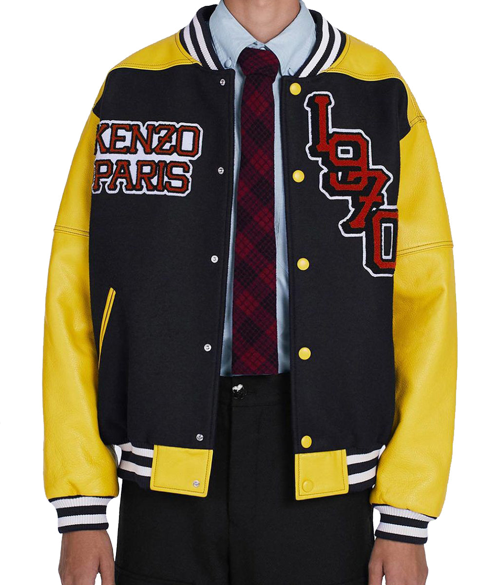 Kenzo Paris Bomber Jacket Green - Embroidery