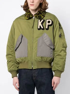 Kenzo Paris Bomber Jacket Green - Embroidery