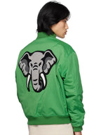 Kenzo Paris Bomber Jacket Green - Embroidery