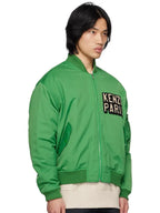 Kenzo Paris Bomber Jacket Green - Embroidery