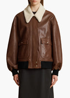 Khaite Shellar Jacket Brown