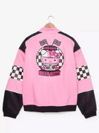 Kina Tavarozi Hello Kitty Pink Racing Leather Jacket