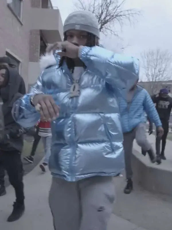 King Von Puffer Jacket With Hood