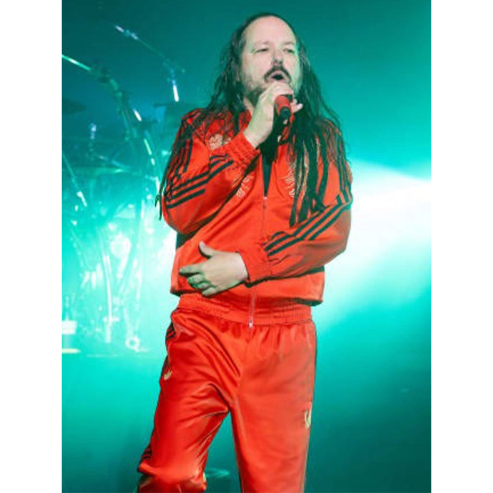 Korn Red Tracksuit - Embroidered