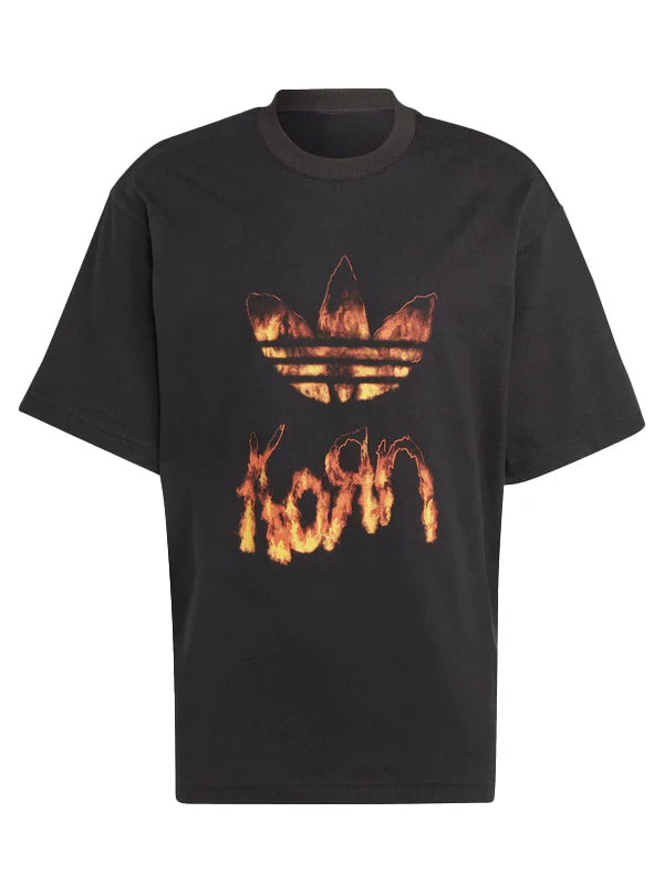 Korn-x-Adidas-Burning-Logo-T-Shirt