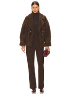 LAMARQUE-Badu-Faux-Shearling-Jacket-In-Brown