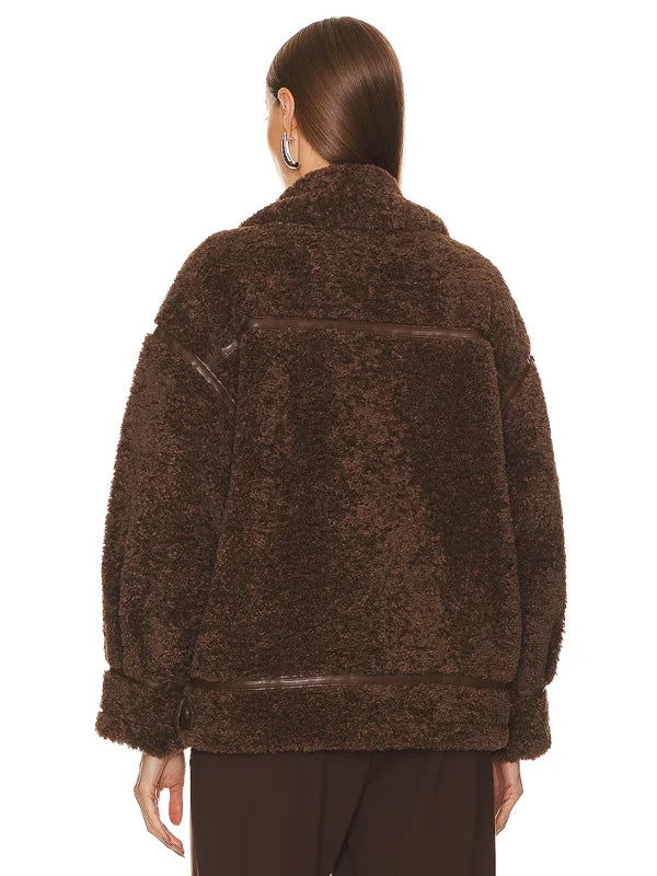 LAMARQUE-Badu-Oversized-Faux-Shearling-Jacket-Back