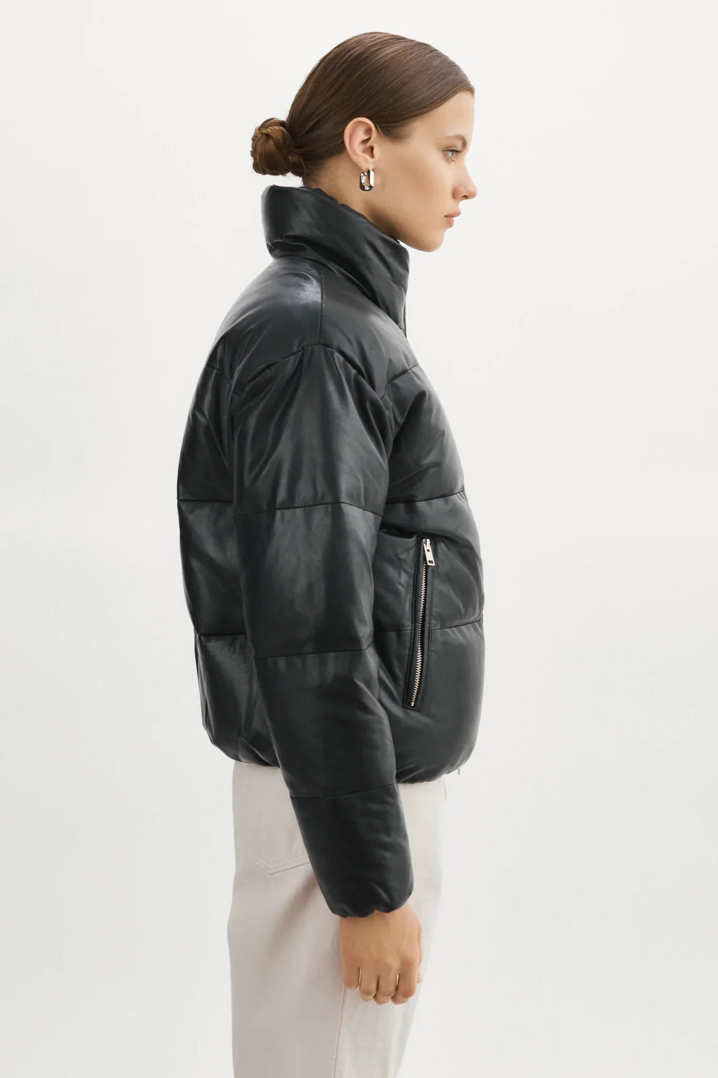 LAMARQUE-Iris-Leather-Puffer-Black-Jacket