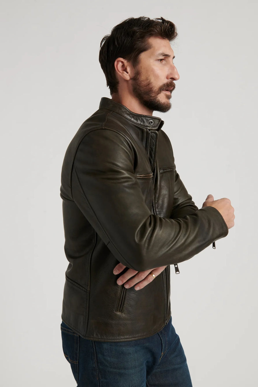 Lucky Brand Bonneville Leather Jacket