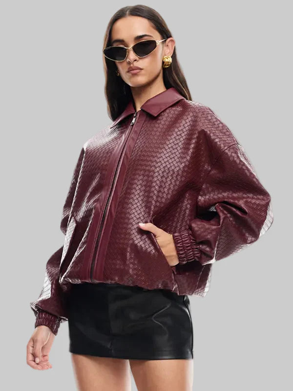 LIONESS-Kenny-Burgundy-Bomber-Jacket-For-Womens
