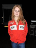 Lana Del Rey Racing Jacket Red
