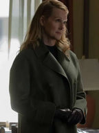 Lanterns 2026 Laura Linney Green Coat