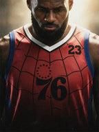 LeBron James Spider-Man Bnd 2026 Jersey