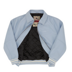Corteiz Leather Jacket Blue