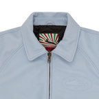 Corteiz Leather Jacket Blue
