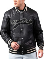Leather Toronto Maple Leafs Jacket