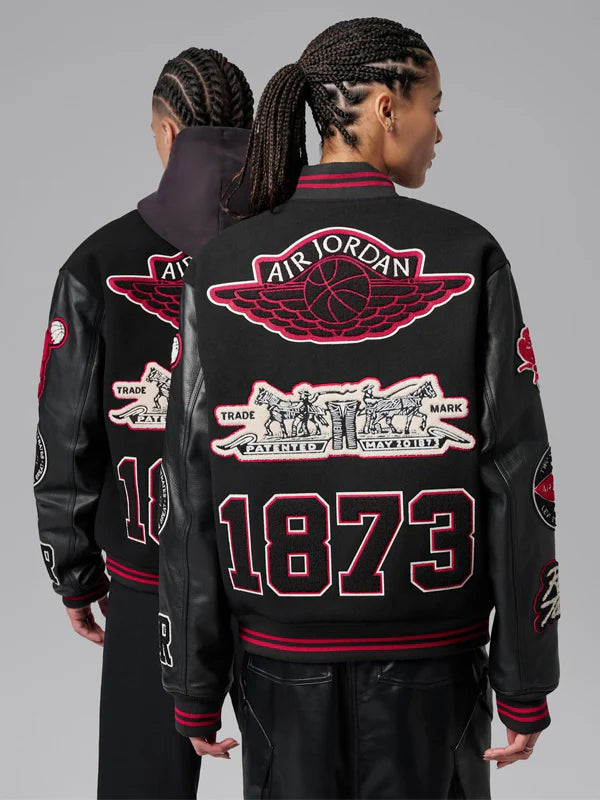 Levis-x-Jordan-2026-Wool-And-Leather-Black-Varsity-Jacket