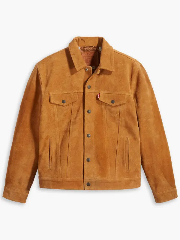 Levis Suede Trucker Jacket