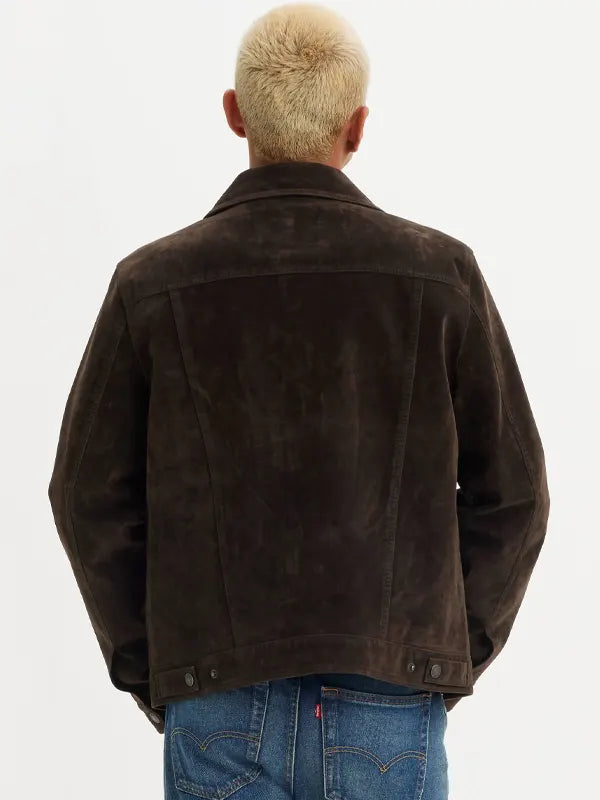 Levis Suede Trucker Jacket