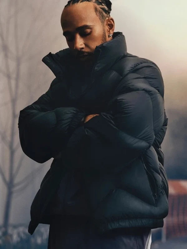 Lewis Hamilton Lululemon Stand-Neck Puffer Jacket