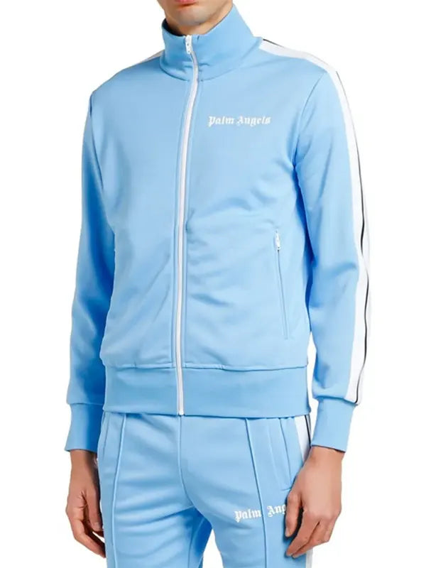 Light Blue Palm Angels Jacket