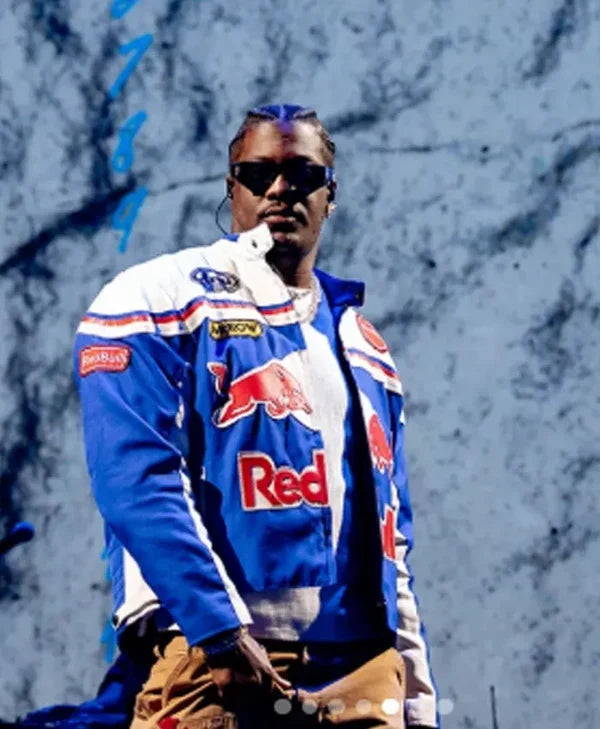 Setlist Chicago Lil Yachty Red Bull Racing Leather Jacket