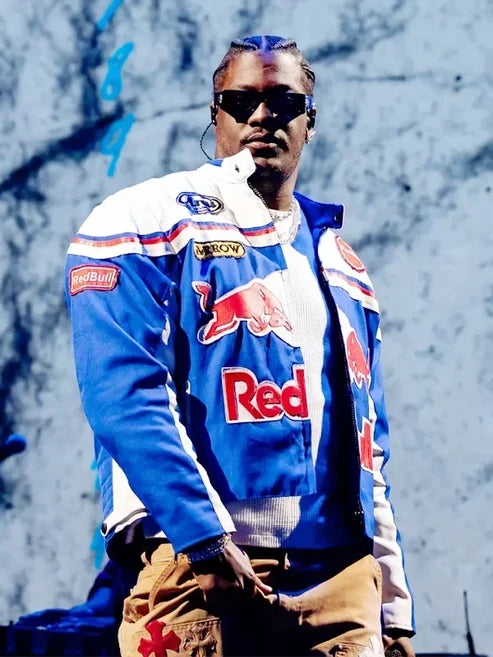 Setlist Chicago Lil Yachty Red Bull Racing Leather Jacket