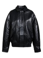 Lioness-Kenny-Leather-Bomber-Jacket-Black