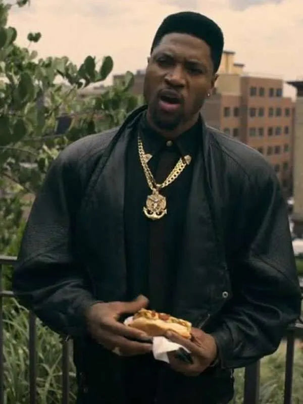 Shameik Moore Power Book III Raising Kanan Black Bomber Jacket