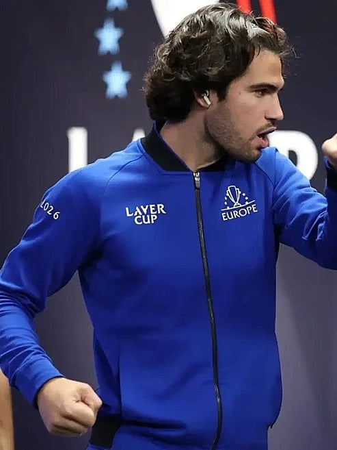 Laver Cup Carlos Alcaraz Europe Blue Jacket
